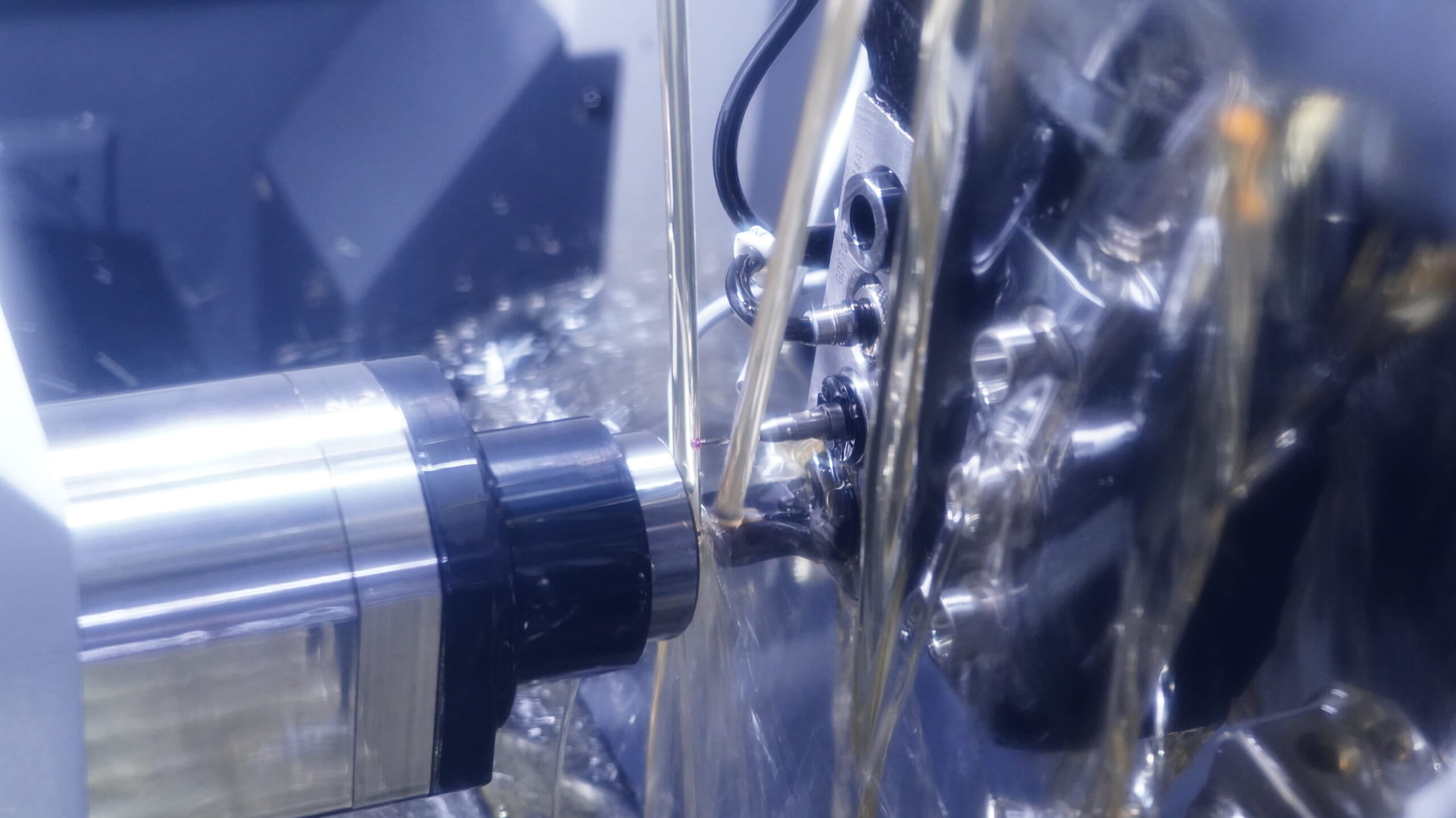 K3S series of ultra-compact touch probes at CNC automatic lathe