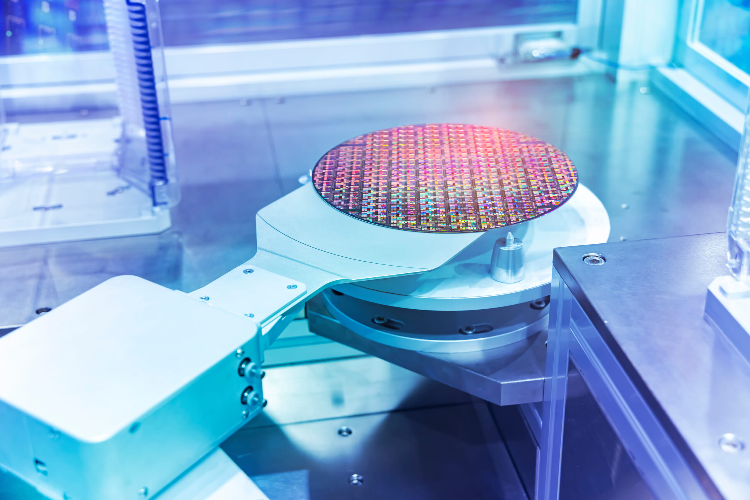 半導体ウェーハの前工程イメージ