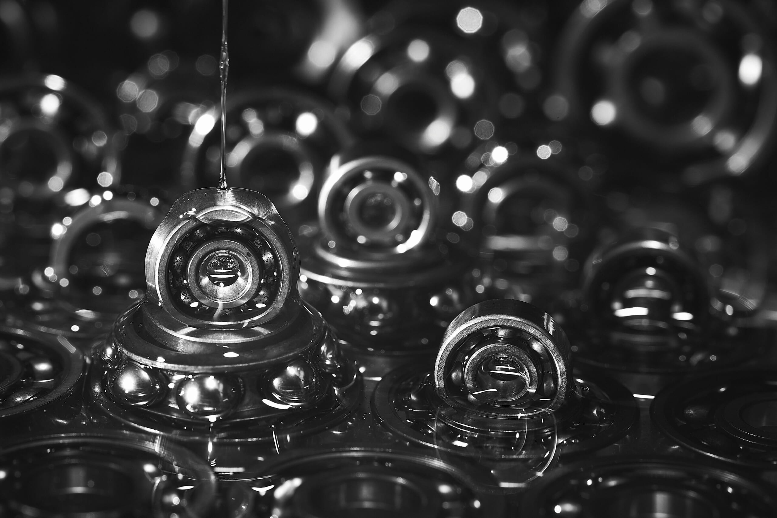 部品への潤滑剤注油